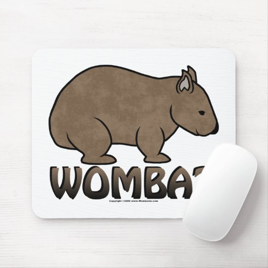 Wombat Logo II Muismat (Met muis)