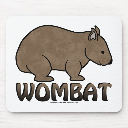 Wombat Logo II Muismat (Voorkant)
