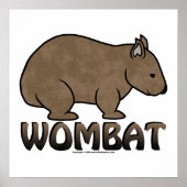 Wombat Logo II Poster (Voorkant)