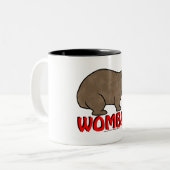 Wombat Logo Tweekleurige Koffiemok (Voorkant links)