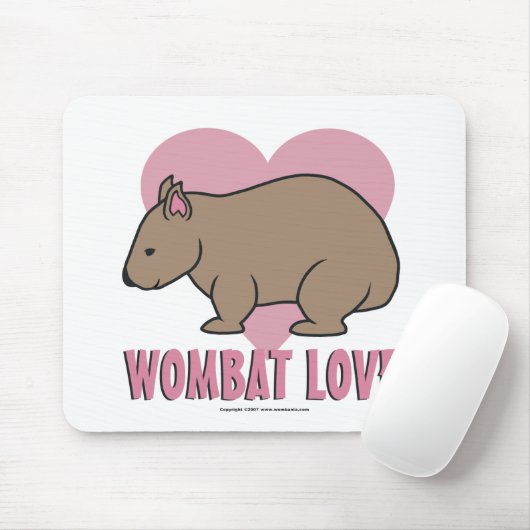 Wombat Love II Muismat (Met muis)