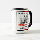 Wombat Lover Mok (Voorkant rechts)