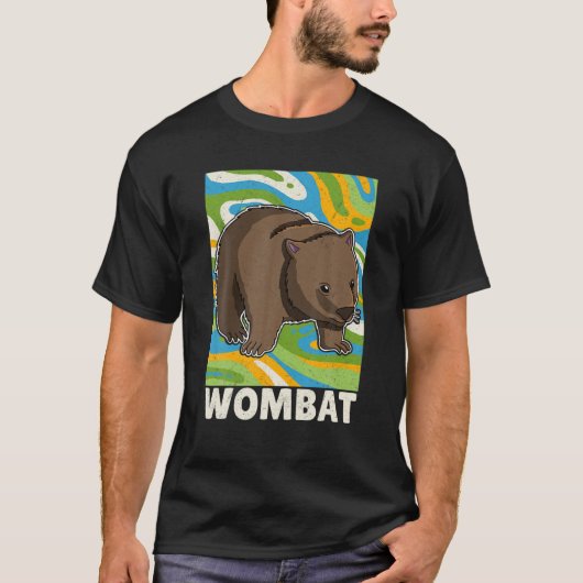 Wombat Marsupial Australia Australian Koala T-shirt (Voorkant)