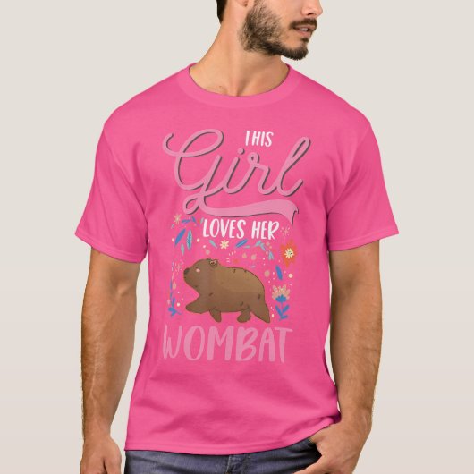 Wombat Meisje T-shirt (Voorkant)