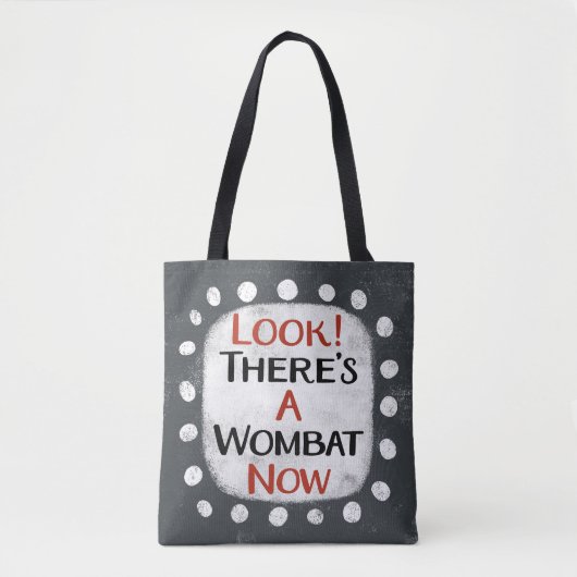 Wombat Now Boodschappentas Tote Bag (Voorkant)