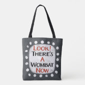 Wombat Now Boodschappentas Tote Bag (Achterkant)