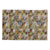 Wombat Photo Collage Kussensloop (Achterkant)