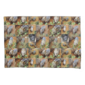 Wombat Photo Collage Kussensloop (Voorkant)