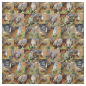 Wombat Photo Collage Stof (Swatch)