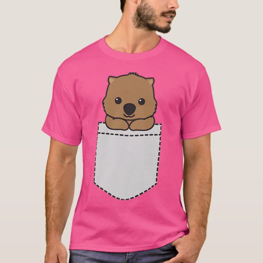 Wombat Pocket T-shirt (Voorkant)