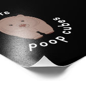 Wombat Poop Cube Australië Foto Afdruk (Hoek)