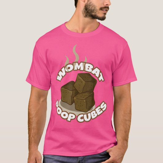 Wombat Poop Cubes T-shirt (Voorkant)