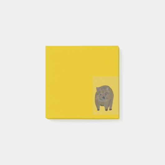 Wombat Post-it® Notes (Voorkant)