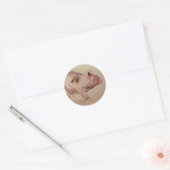 Wombat Ronde Sticker (Envelop)