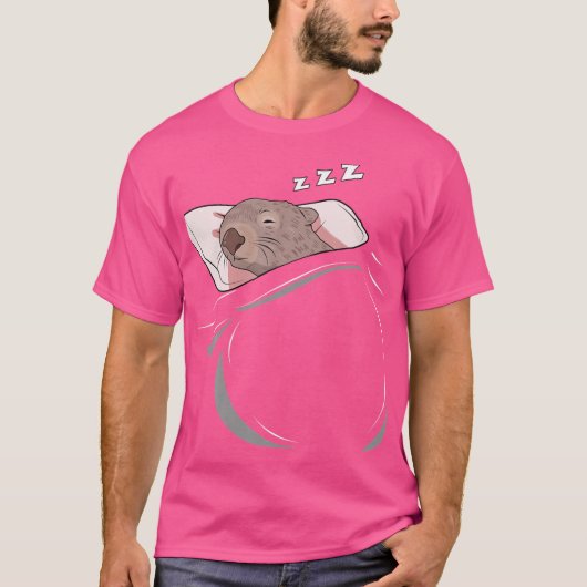 Wombat Slaap Slaap Pyjama Top Wombat (Voorkant)