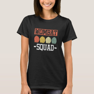 Wombat Squad Rodent Animals Wildlife Natuur T-shirt