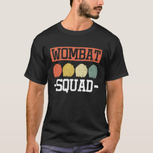 Wombat Squad Rodent Animals Wildlife Natuur T-shirt