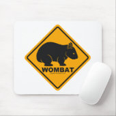 Wombat-teken Muismat (Met muis)
