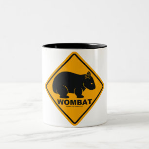 Wombat-teken Tweekleurige Koffiemok
