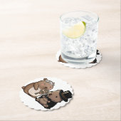 Wombat Wedding Kartonnen Onderzetters (Insitu)