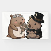Wombat Wedding Spandoek (Horizontaal)