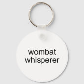 wombat whisper sleutelhanger (Voorkant)