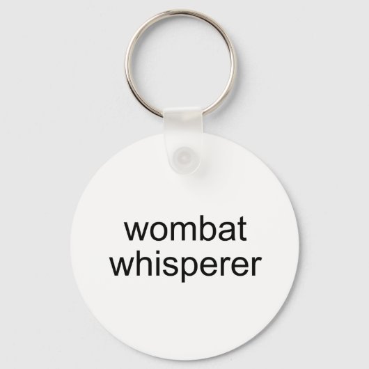 wombat whisper sleutelhanger (Voorkant)