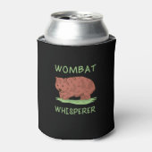Wombat Whisperer Blikjeskoeler (Blikje Voorkant)
