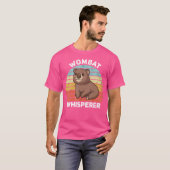 Wombat Whisperer Funny Wombat Lover Wombat T-shirt (Voorkant volledig)