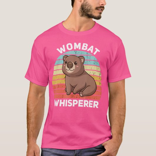Wombat Whisperer Funny Wombat Lover Wombat T-shirt (Voorkant)