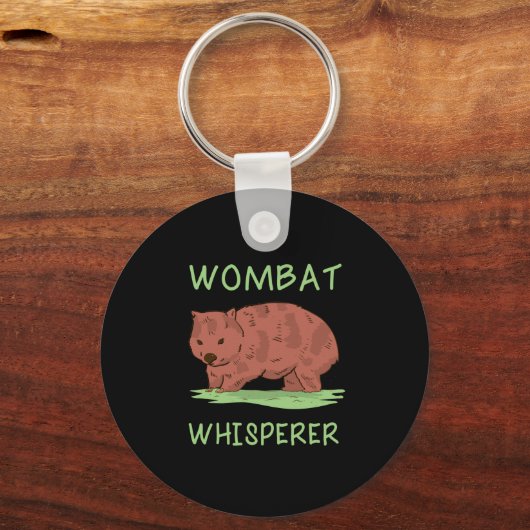 Wombat Whisperer Sleutelhanger (Voorkant)