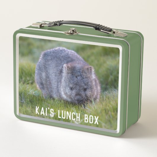 Wombat Wildlife Animal Australia, Cute Green (Voorkant)