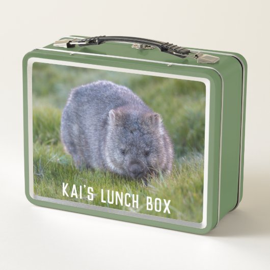 Wombat Wildlife Animal Australia, Cute Green (Achterkant)