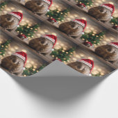 Wombat Wonderland: een gezellige kerstavond Cadeaupapier (Hoek)