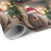 Wombat Wonderland: een gezellige kerstavond Cadeaupapier (Rol Hoek)