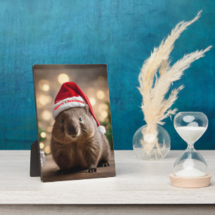 Wombat Wonderland: een gezellige kerstavond Fotoplaat