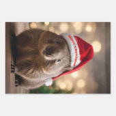 Wombat Wonderland: een gezellige kerstavond Inpakpapier Vel (Voorkant 3)