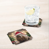 Wombat Wonderland: een gezellige kerstavond Kartonnen Onderzetters (Insitu)