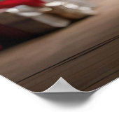 Wombat Wonderland: een gezellige kerstavond Poster (Hoek)