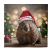 Wombat Wonderland: een gezellige kerstavond Tegeltje (Voorkant)