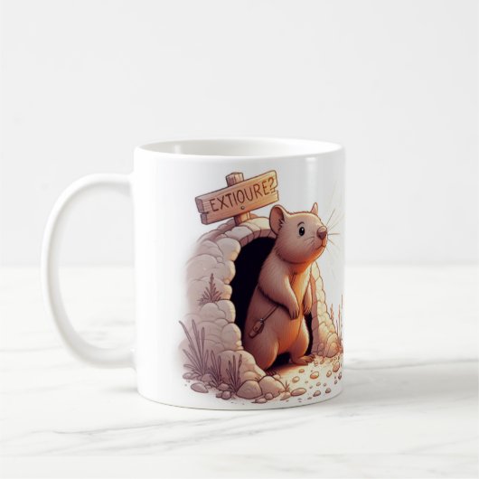 Wombat Wonderland Mok" Koffiemok (Links)