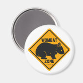 Wombat Zone Sign Magneet (Voorkant / Achterkant)