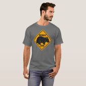 Wombat Zone Sign T-shirt (Voorkant volledig)