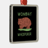 Wombatfluisteraar Metalen Ornament (Rechts)