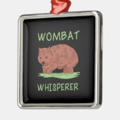 Wombatfluisteraar Metalen Ornament (Links)