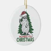 Wombatful Christmas Keramisch Ornament (Rechts)