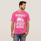 Wombats Funny houdt van Wombat T-shirt (Voorkant volledig)