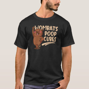 Wombats Poepen Blokjes Voor Een Wombat T-shirt