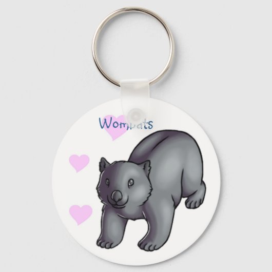 Wombats Sleutelhanger (Voorkant)