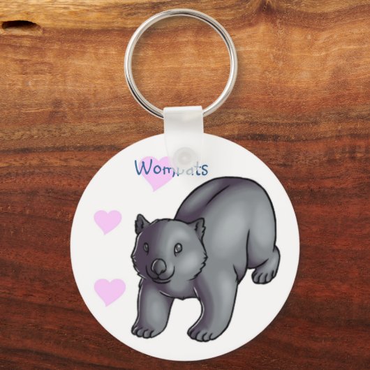 Wombats Sleutelhanger (Voorkant)